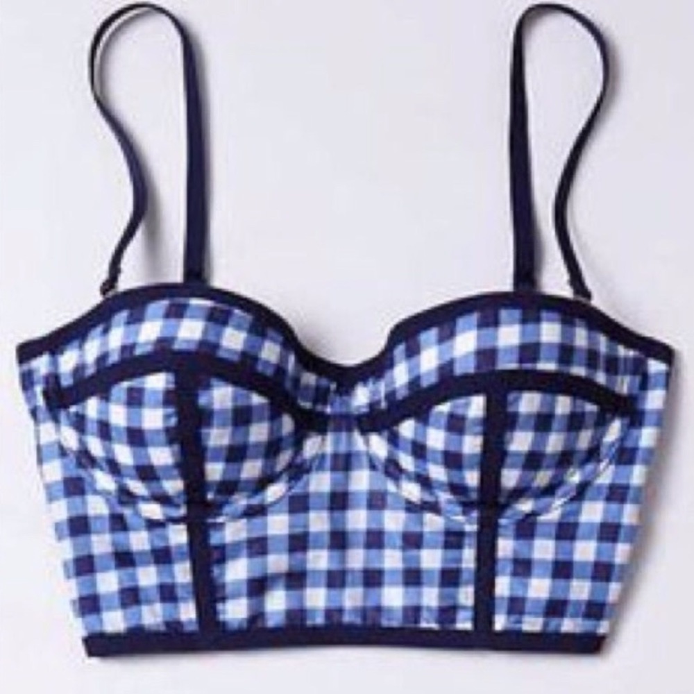 ✨Anthropologie Eloise Gingham Bra 32b ✨
